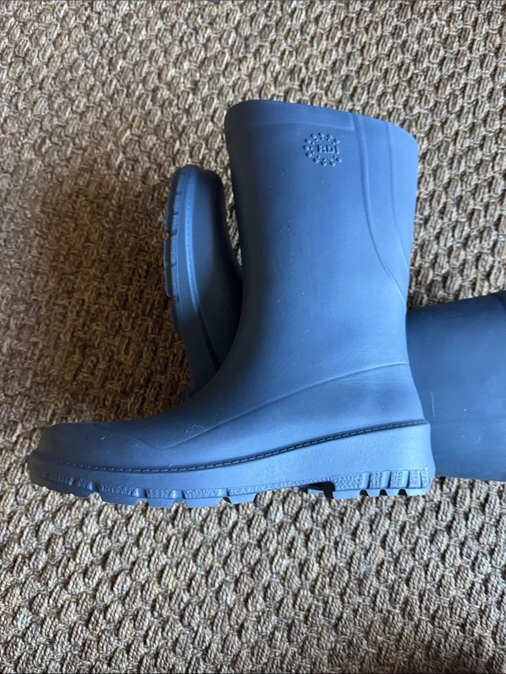 RDI Woman’s  Waterproof Outdoors Eve Ella Steel Blue Waterproof Rubber Boots